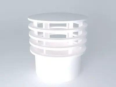Ventilation of Sewage Terminal 50 mm 3D model