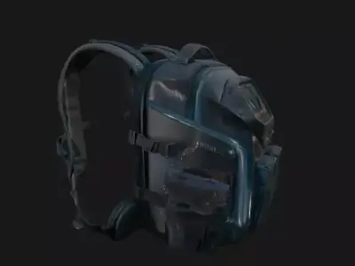 Tactical Backpack - Military Camping Bag PBR Ready Low-poly 3D model