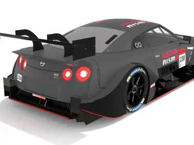 Nissan GT-R NISMO GT500 Super GT 3D model