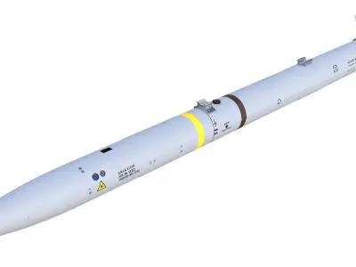 AIM-132  ASRAAM 3D model