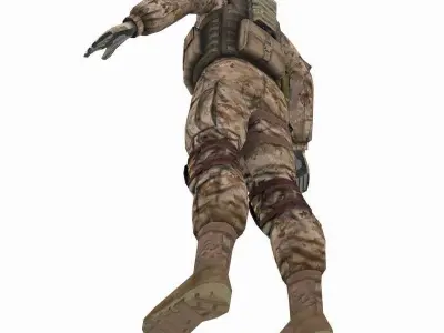 US Army Delta Force 3D model