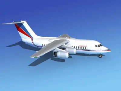 BAe 146-100 Sierra Air 3D model