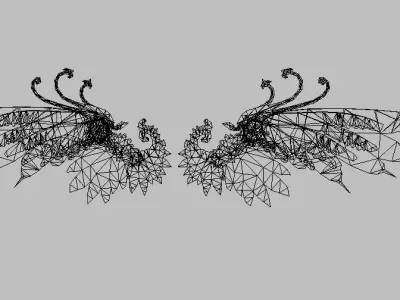 Custom Wing Low-poly 3D model