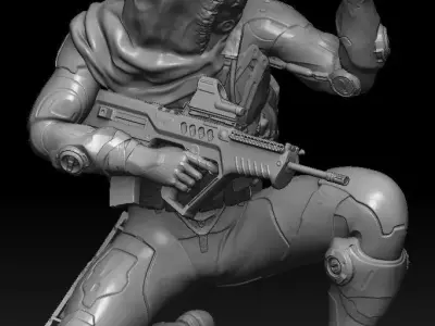 FUTURE SOLDIER Free 3D print model