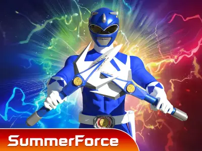 Blue Ranger - Mighty Morphin Power Ranger 3D model