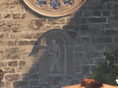 Italian Alley Low-poly 3D model