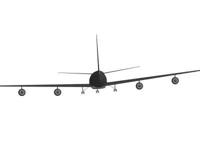 Douglas DC-8-51 3D model