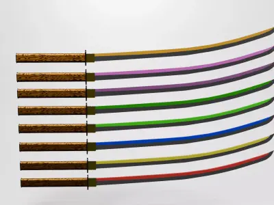 Katanas Pack 3D model