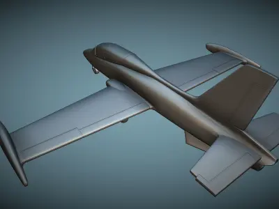 Aermacchi MB-339A - 3D Printable Model 3D print model