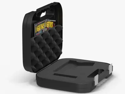 Glock Pistol Case Low-poly 3D model