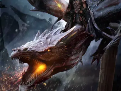 Dragon rider 3D model