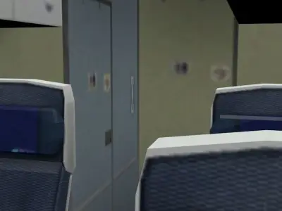 Embraer E170 Low-poly 3D model