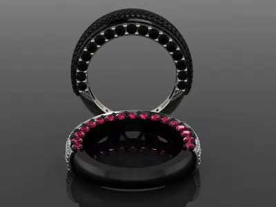 Diamond tyre ring 3D print model purchase
