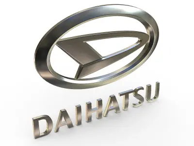 daihatsu logo 3D model