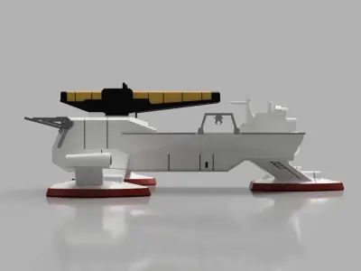 1-1700 Freeden from gundam X 3D print model