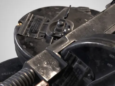 Thompson M1928 Low-poly 3D model