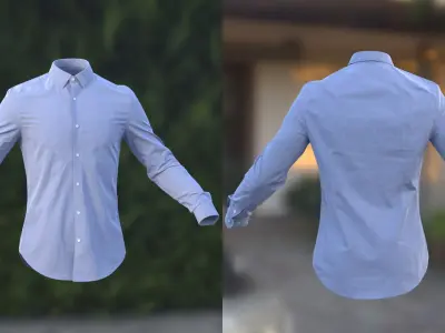 Man and Woman in Shirt 40 3D model