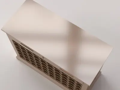 Wine Cabinet 3D model