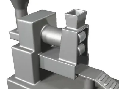 Fabulous Food Processing Machine Low-poly 3D model