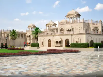 Indian architecture 3D model