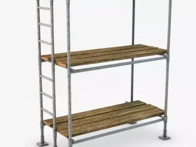 Scaffold scaffolding rack 3D model