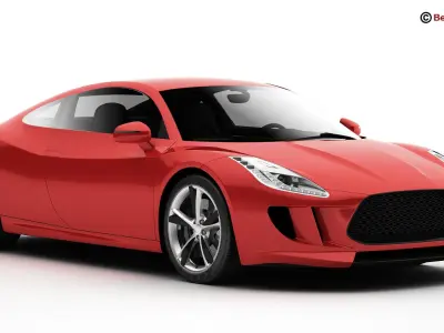 Generic Sports Car 3D model buy
