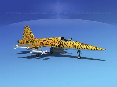 Northrop F-5E Tiger V15 Navy 3D model