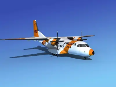 Casa CN-235 Antartica Explorer 3D model