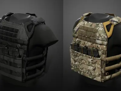 JPC Vest Low-poly 3D model