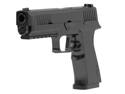 P320-XTEN Pistol 3D model