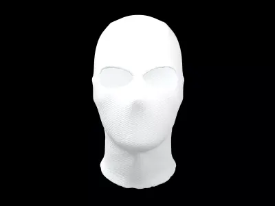 Balaclava v1 001 Low-poly 3D model