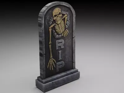 Gravestone 3D model