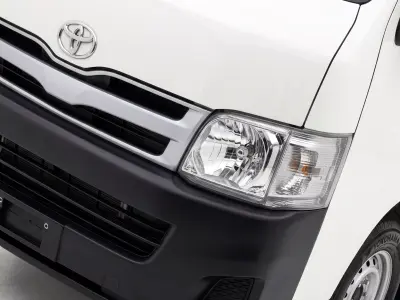Toyota HiAce High-Roof Cargo Van Low-poly 3D model