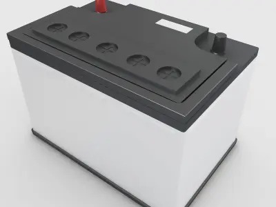 Car Battery 3D model