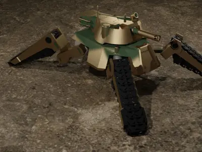 CRAB tank  3D print model