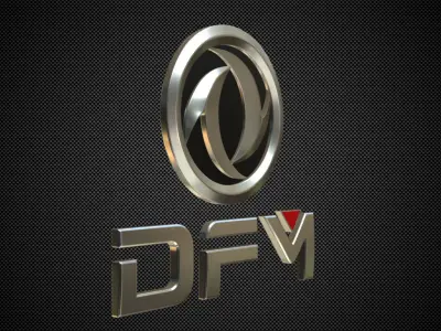 dongfeng logo 3D model