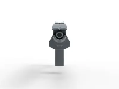 Andorian Plasma Rifle from Star Trek Enterprise TV series 3D model