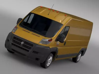 Ram Promaster Cargo 2500 HR 159WB 2015 3D model
