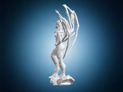 Sarah Kerrigan Statue 3D print model