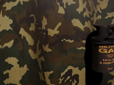 Military Gas pepper gas 50 ml Free 3D model