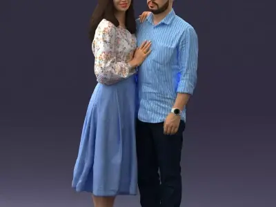 000070 Couple 0805 3dp 3D print model