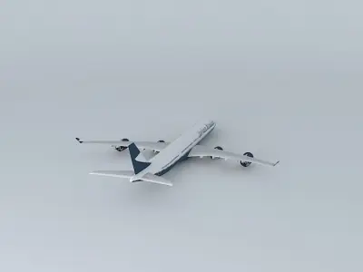 Javison Airways Airbus A340 600 Free 3D model