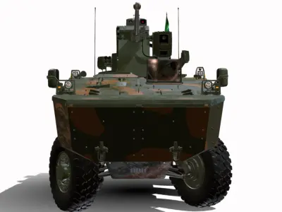 VBTP MR IVECO GUARANI 6X6 UT30BR Low-poly 3D model