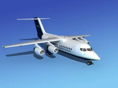 BAe 146-100 Air Charter Intl 3D model