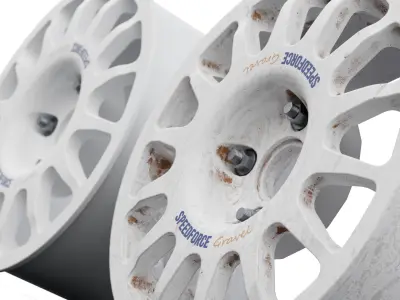 Gravel Rim 15 Low-poly 3D model