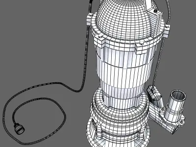 Sludge pump 3D model