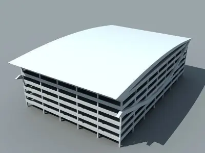 3D Architectural Building 80 3D model
