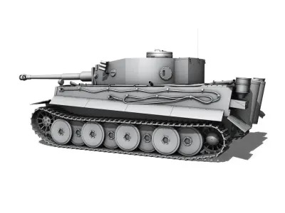 Panzer VI - Tiger - Early Production 3D model