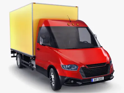 Generic Box Truck M 3 3D model