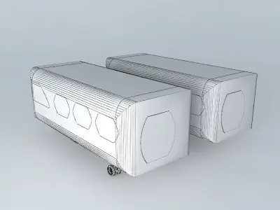 Quick Transport Cabin Free 3D model